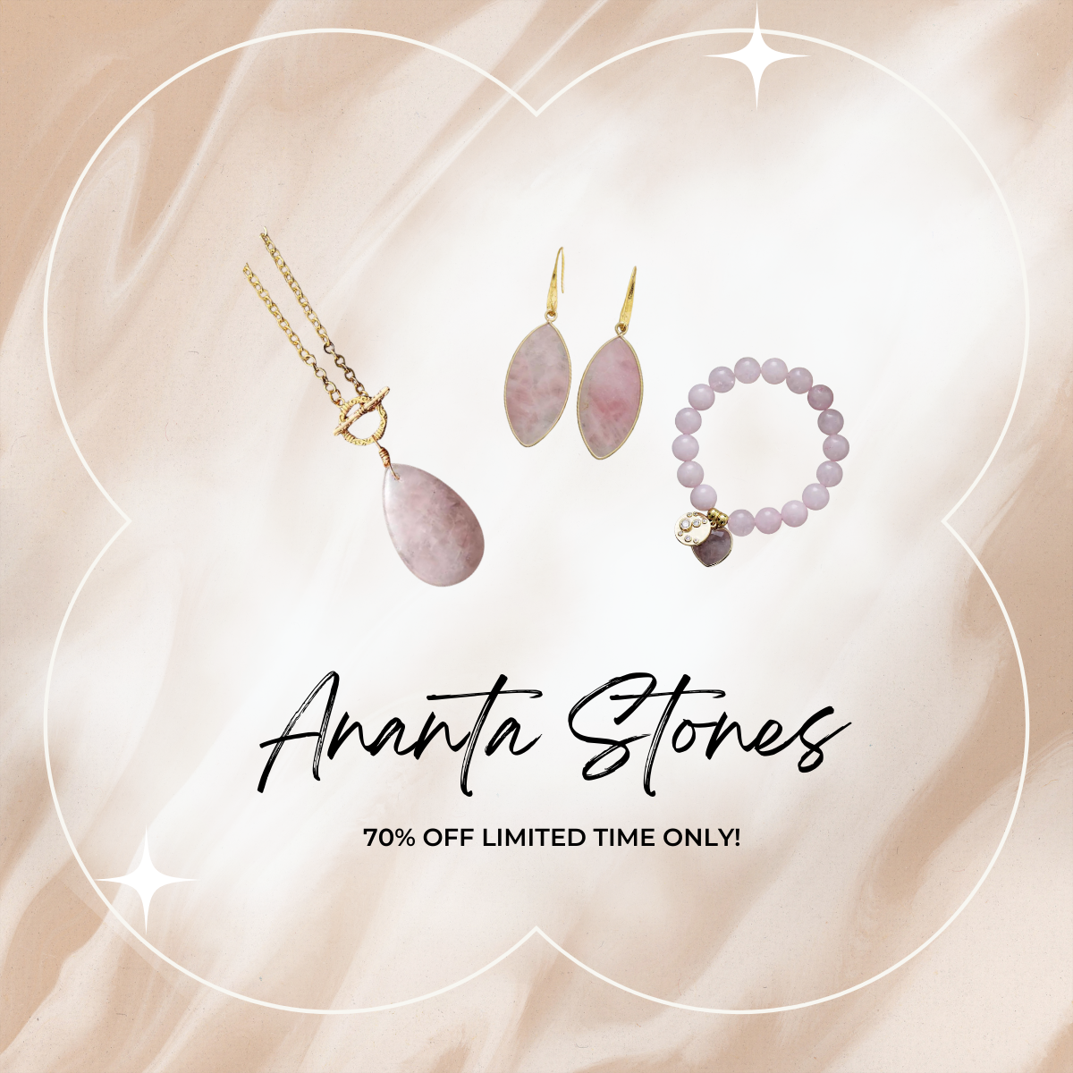 Rose Quartz Enchantment Gemstone Set