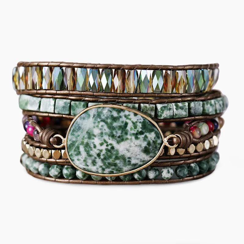 Timeless Forest Wrap Bracelet