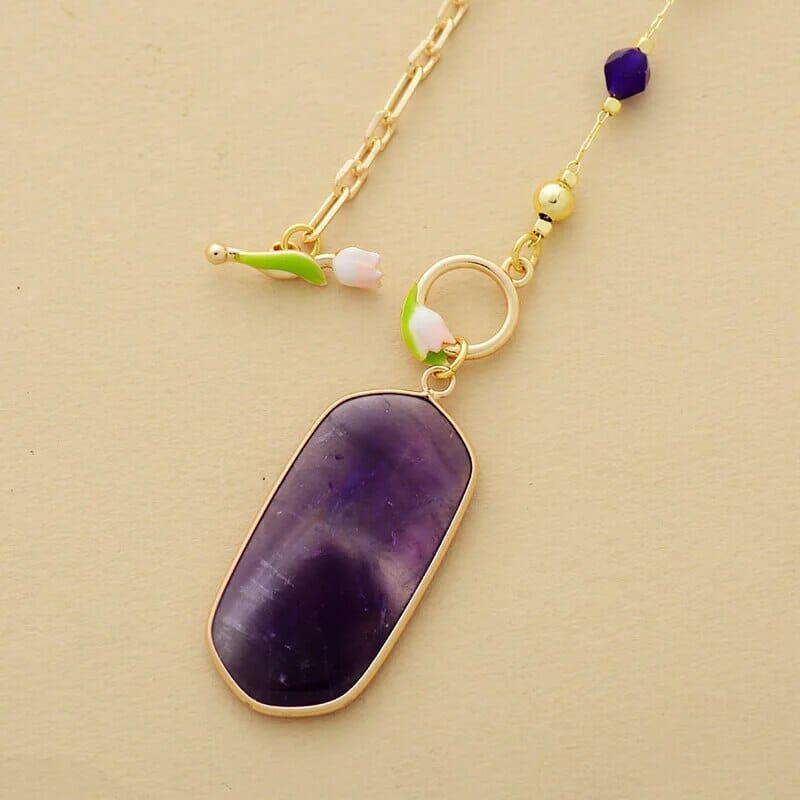 Amethyst Statement Necklace