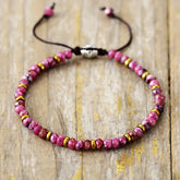 Fushcia Jade Harmony Bracelet