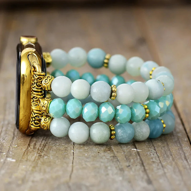 Radiant Amazonite Allure Apple Watch Strap