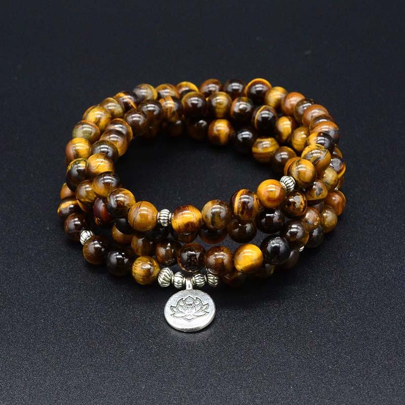 Healing Tiger Eye 108 Mala