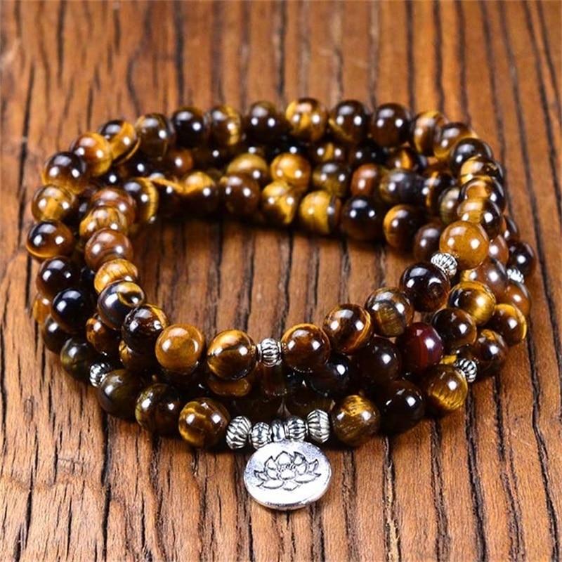 Healing Tiger Eye 108 Mala
