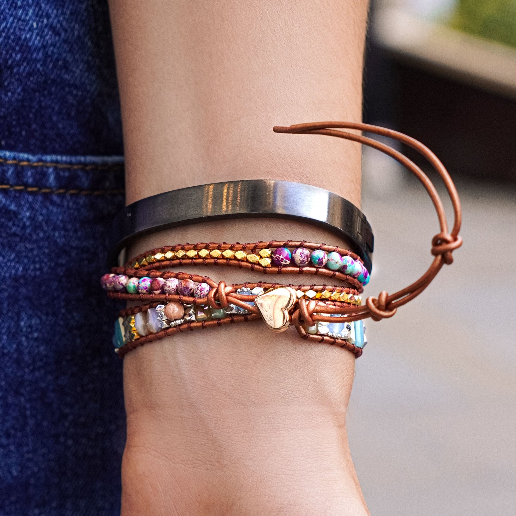 Positive Energy Magnet Wrap Bracelet