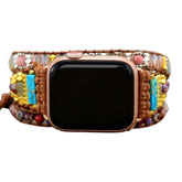 Cinturino per orologio Boho Jasper Rhodonite Apple