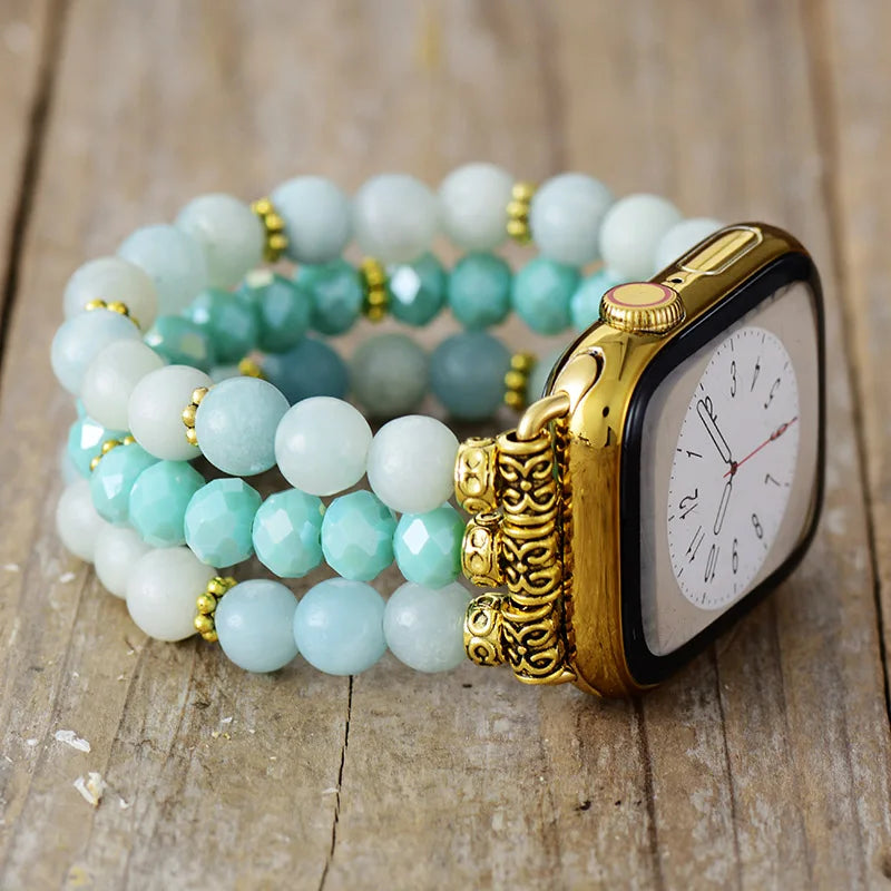 Radiant Amazonite Allure Apple Watch Strap