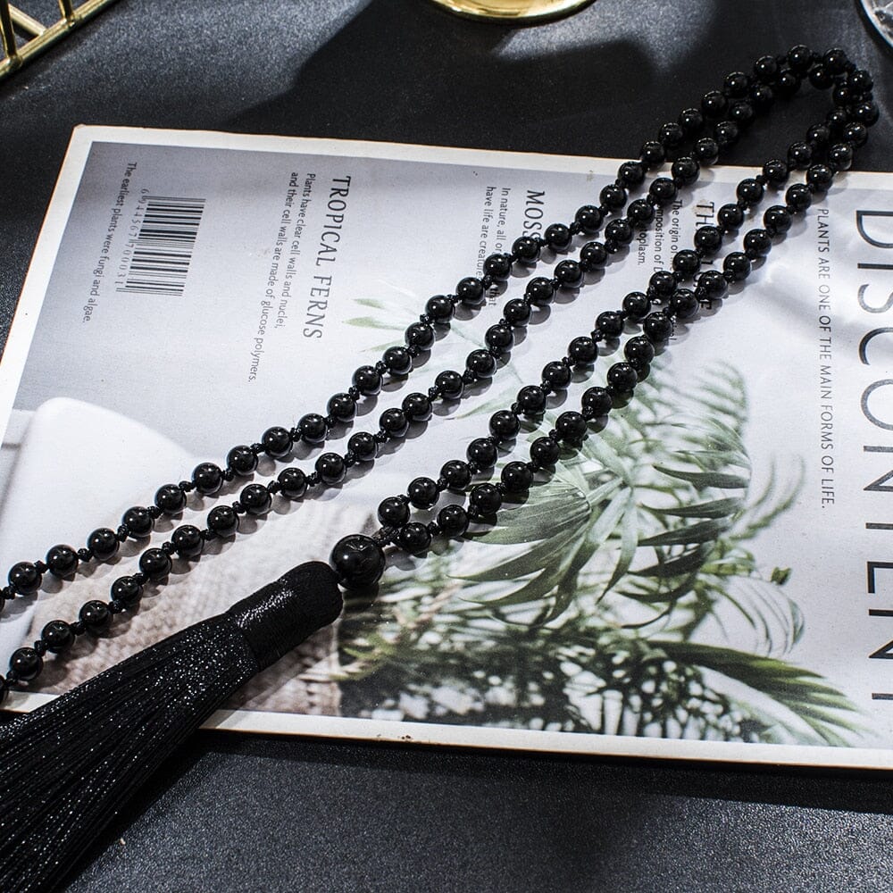 Bold Black Onyx 108 Mala