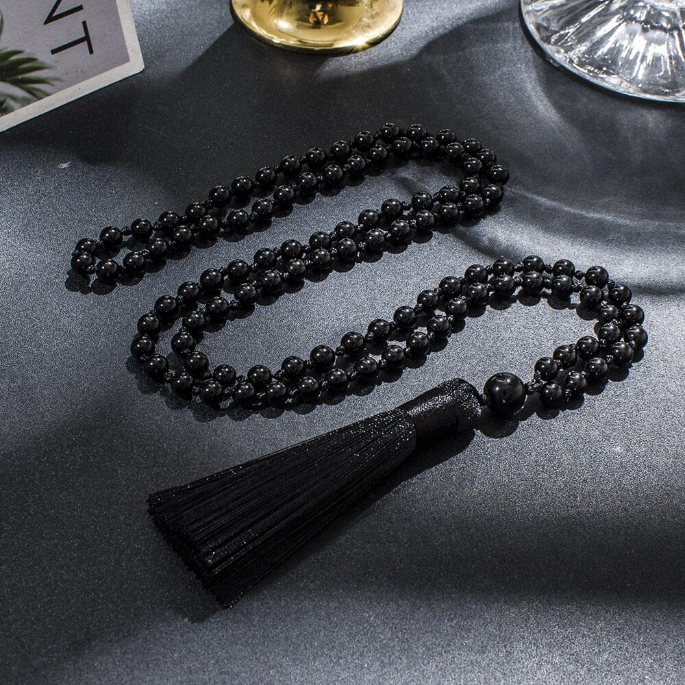 Bold Black Onyx 108 Mala