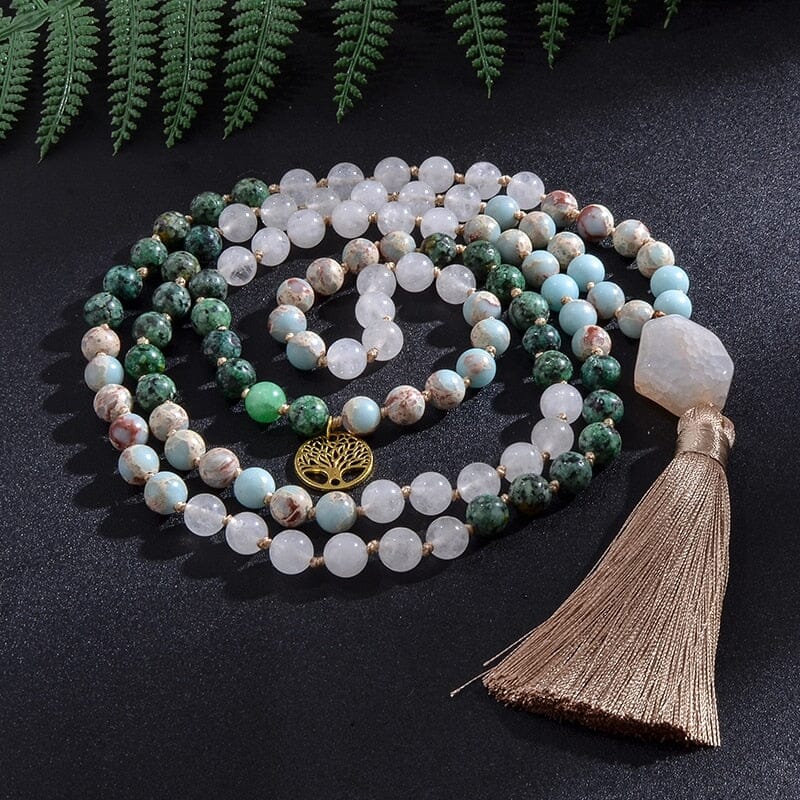 Calming Green Jade 108 Mala