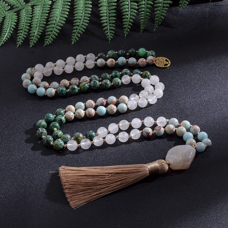 Calming Green Jade 108 Mala