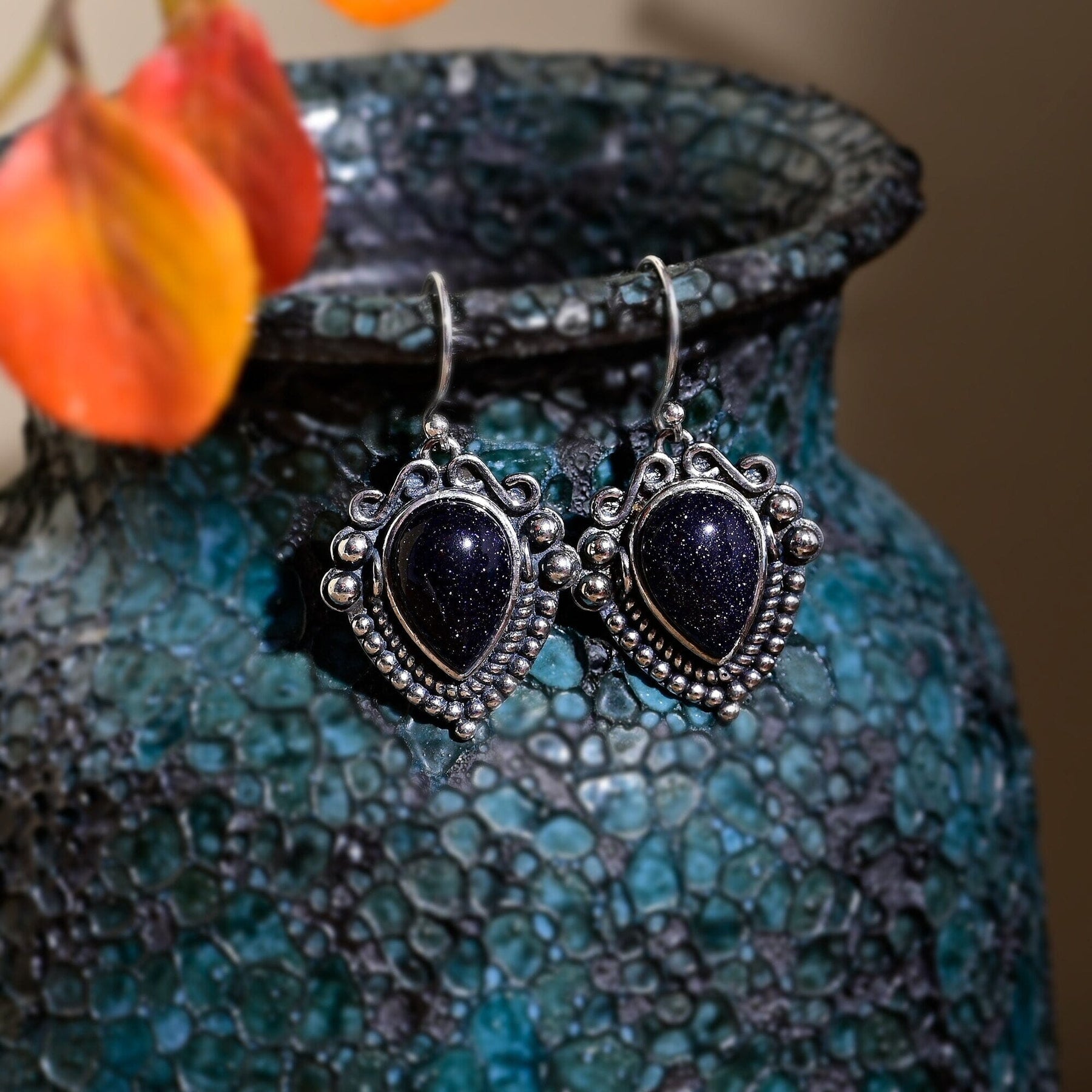 Stunning Black Onyx Earrings