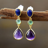 Classic Amethyst Stud Earrings