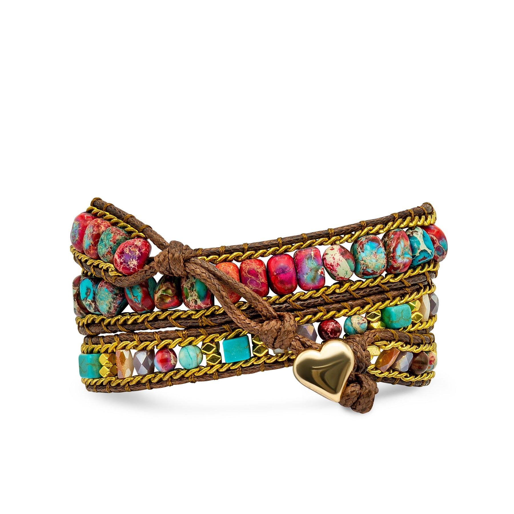 Kleurrijke droom jaspis <tc>Apple Watch Strap</tc>