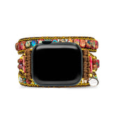 Kleurrijke droom jaspis <tc>Apple Watch Strap</tc>