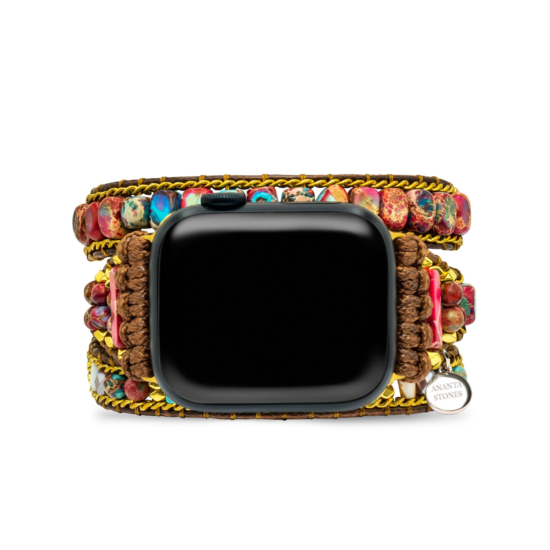 Kleurrijke droom jaspis <tc>Apple Watch Strap</tc>