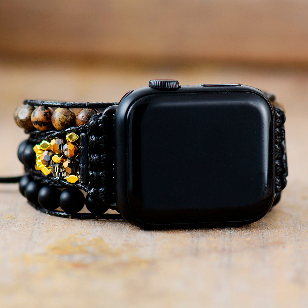 Protection Onyx Jasper Apple Watch Strap