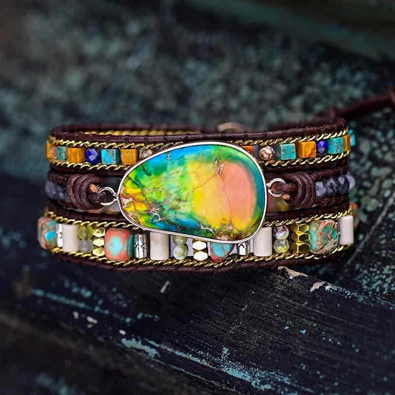 Healing Emperor Jasper Wrap Bracelet