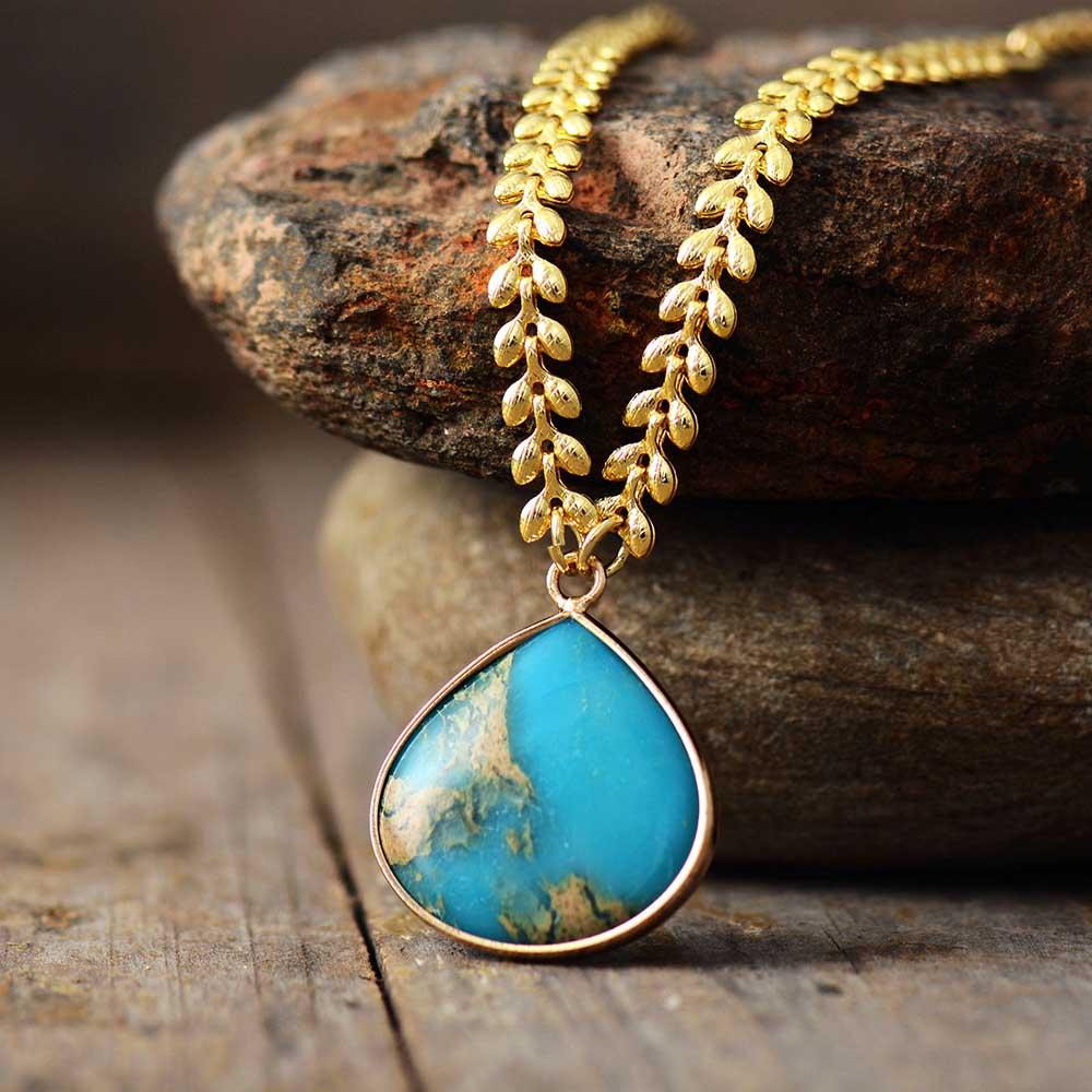 Healing Aqua Terra Tranquility Necklace