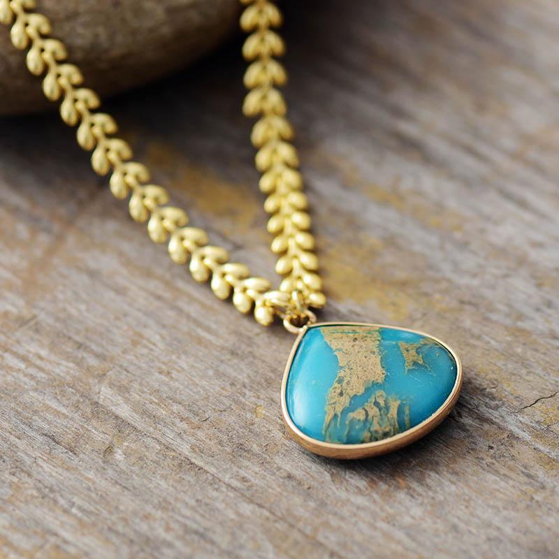 Healing Aqua Terra Tranquility Necklace