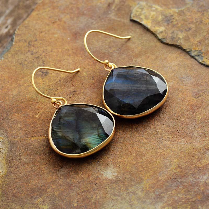 Healing Labradorite Earring