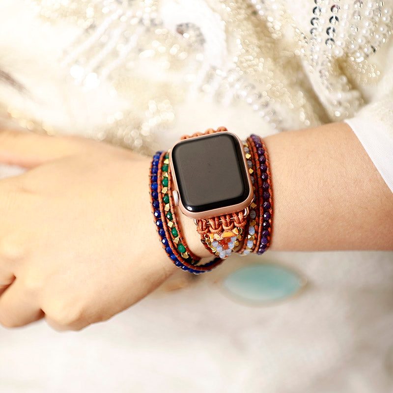 Cinturino per Apple Watch in giada fiammeggiante