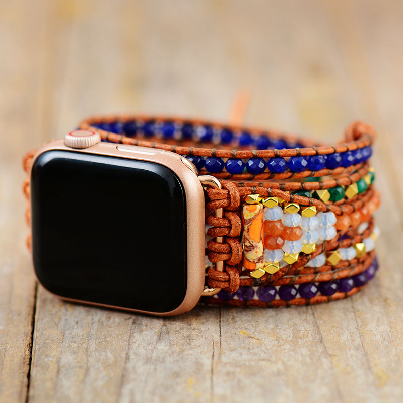Cinturino per Apple Watch in giada fiammeggiante