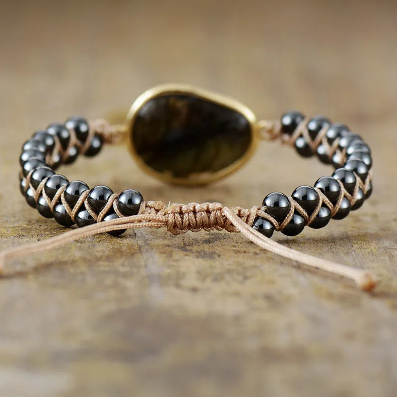 Gothic Hematite Stone Bliss Bracelet