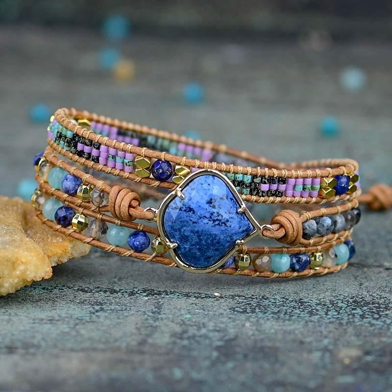Healing Sodalite Wrap Bracelet
