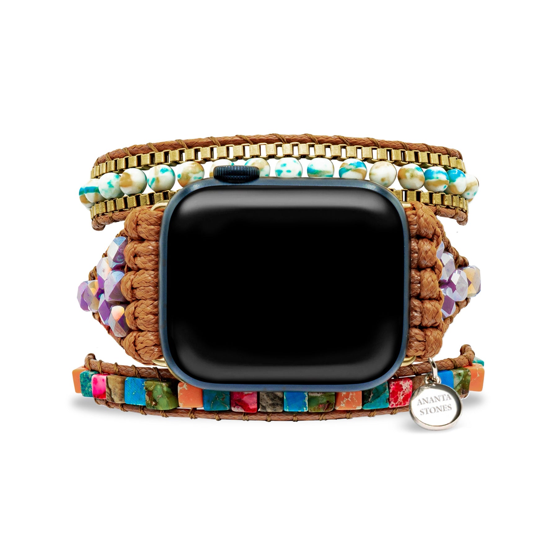 Healing Square Emperor Stone Apple Watch Strap