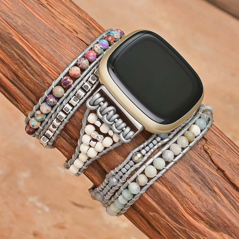 Genezende Jasper Fitbit Versa 3 / Sense horlogebandje