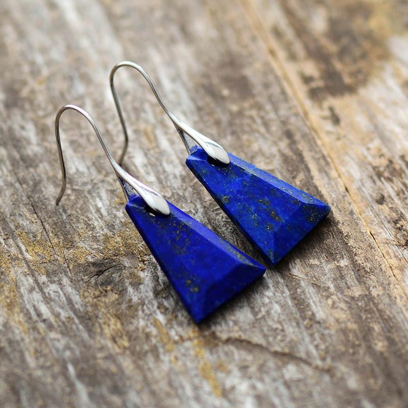 Healing Lapis Lazuli Energy Earrings