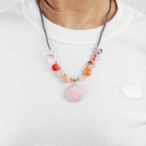 Love Chakra Rose Quartz Necklace