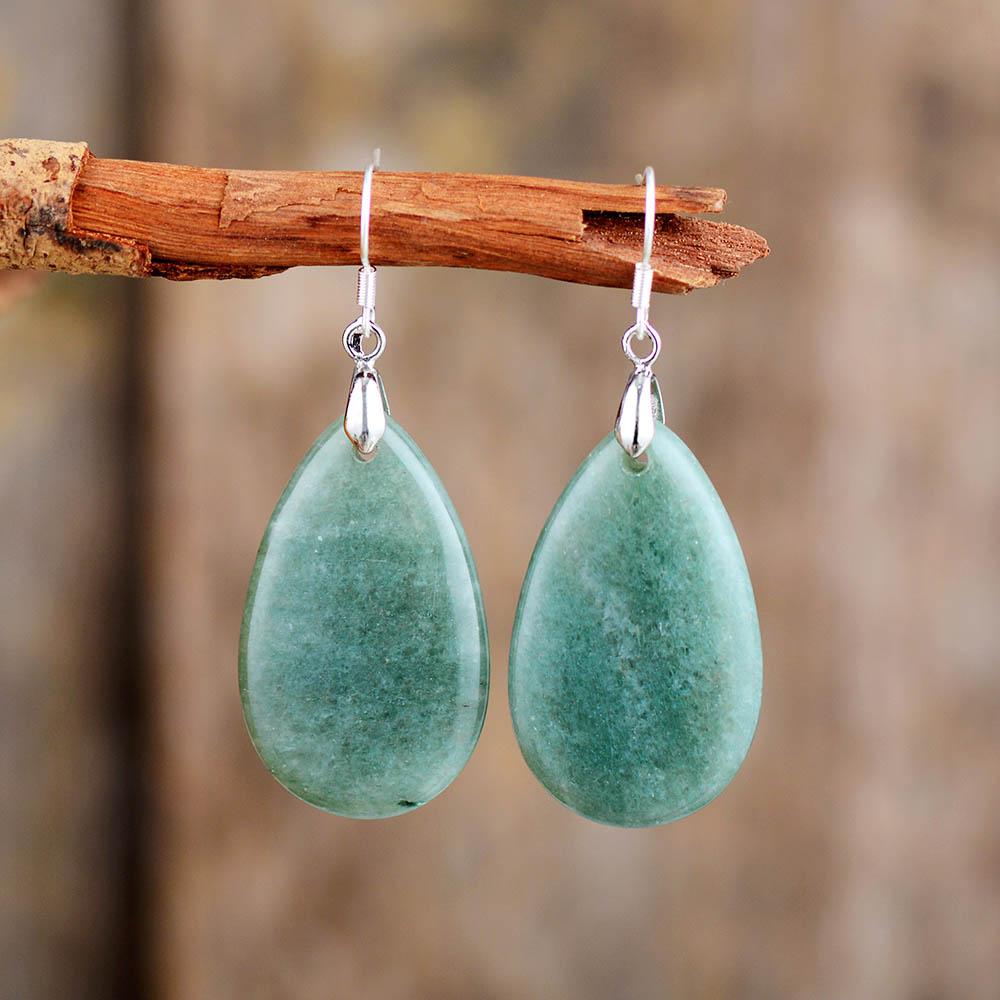 Healing Aventurine Dangle Earring