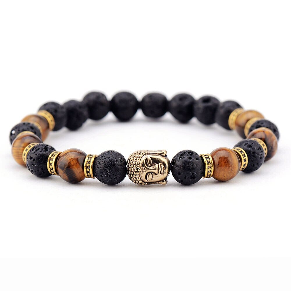Tiger Eye Lava Flow Bracelet