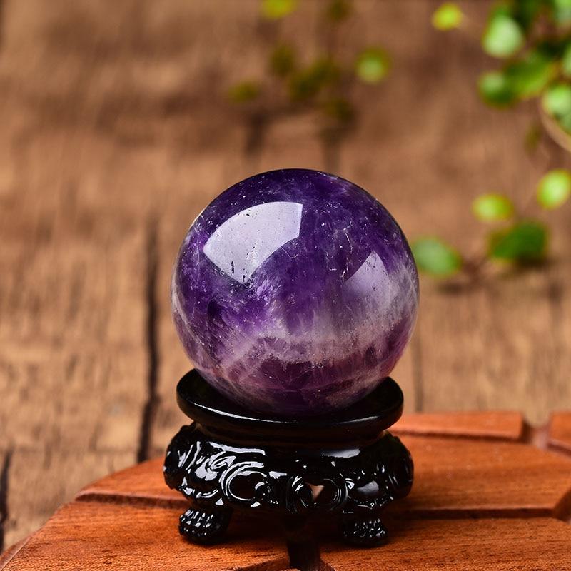 Dream amethyst outlet ball sphere Crystal Reiki Healing