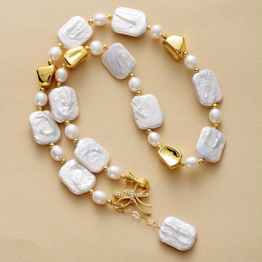 Serene Sea Pearl Necklace