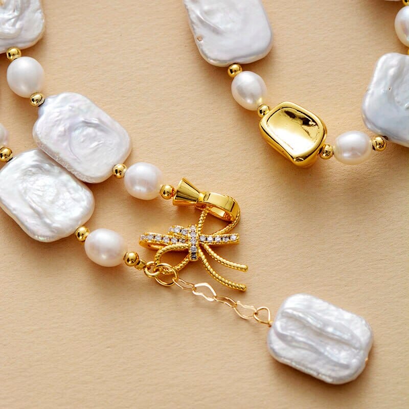 Serene Sea Pearl Necklace