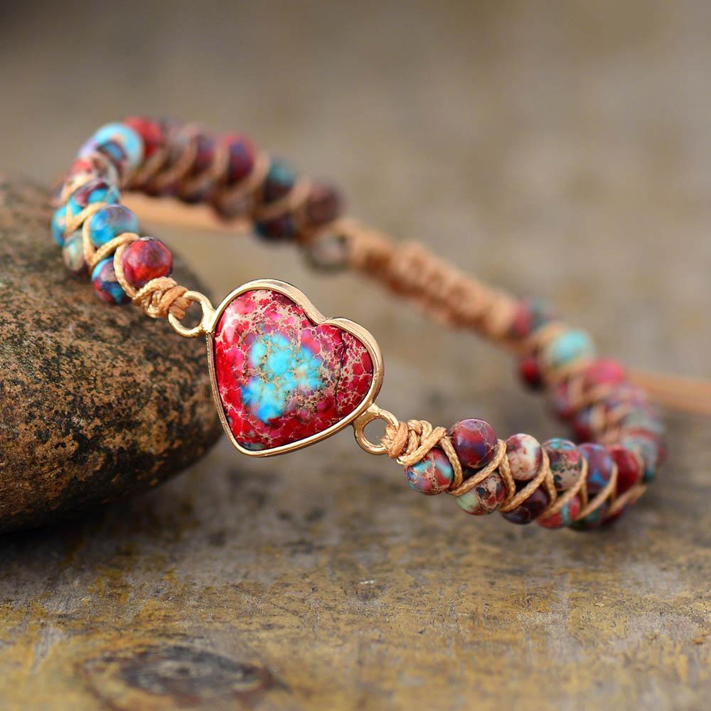 Healing Heart Jasper Bracelet