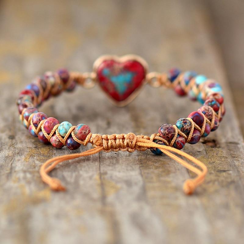 Healing Heart Jasper Bracelet