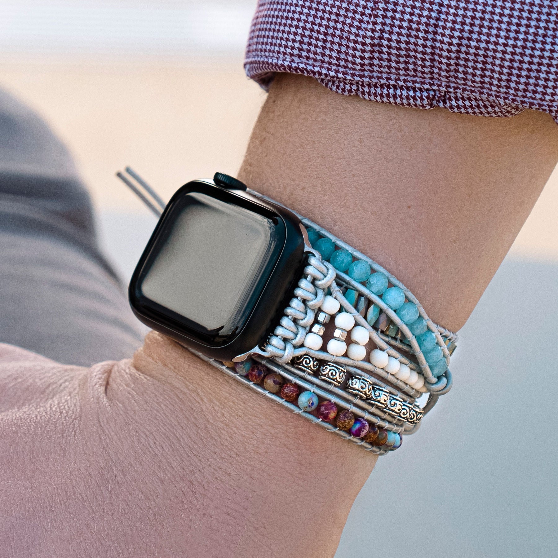 Correa de Apple Watch con protección Ocean Jasper