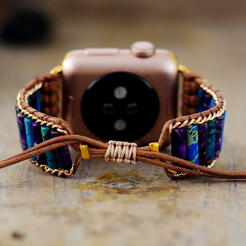 Dreamy Night Jasper Apple Watch Strap