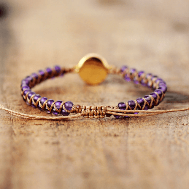 Helende opaal amethist armband