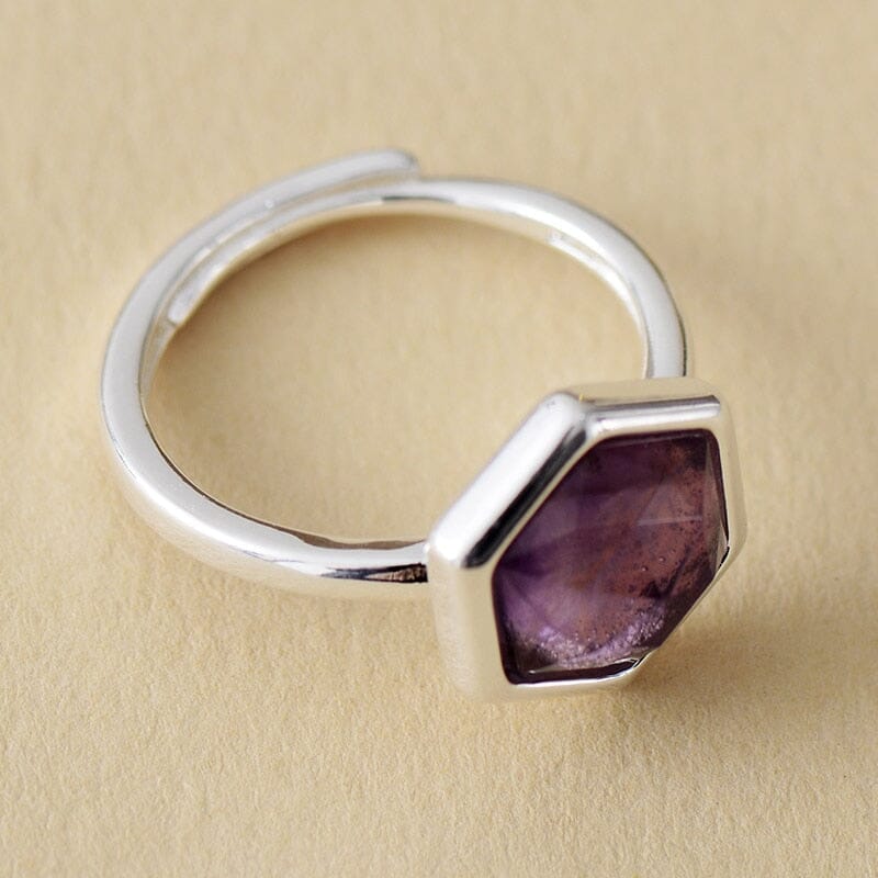 Amethyst Promise Ring