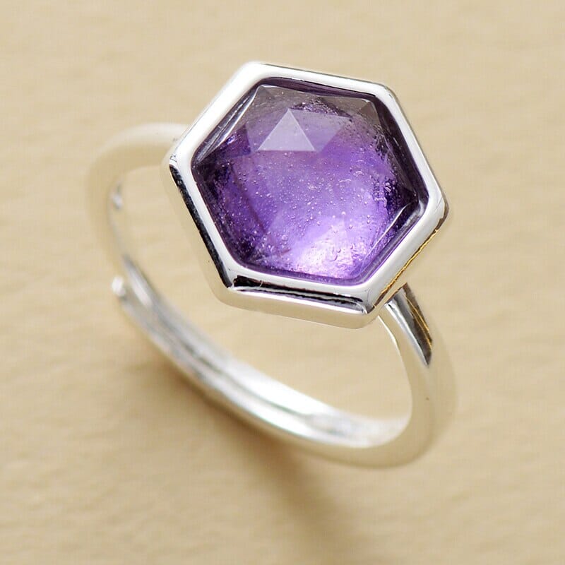 Amethyst Promise Ring