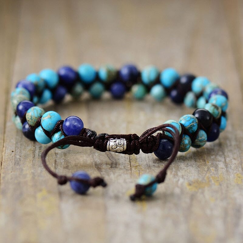 Calming Jasper Serene Beaded Bracelet