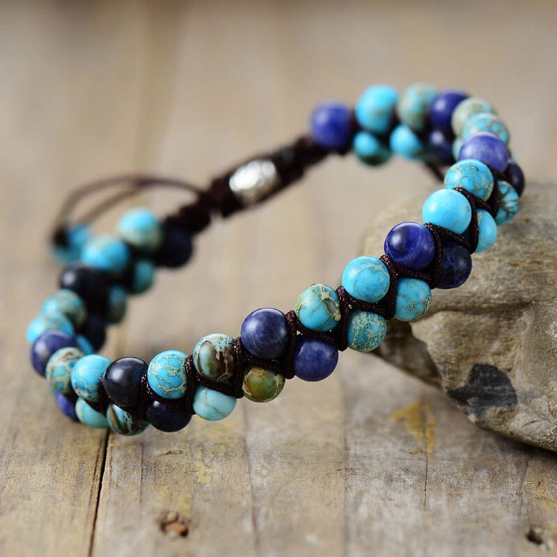 Calming Jasper Serene Beaded Bracelet