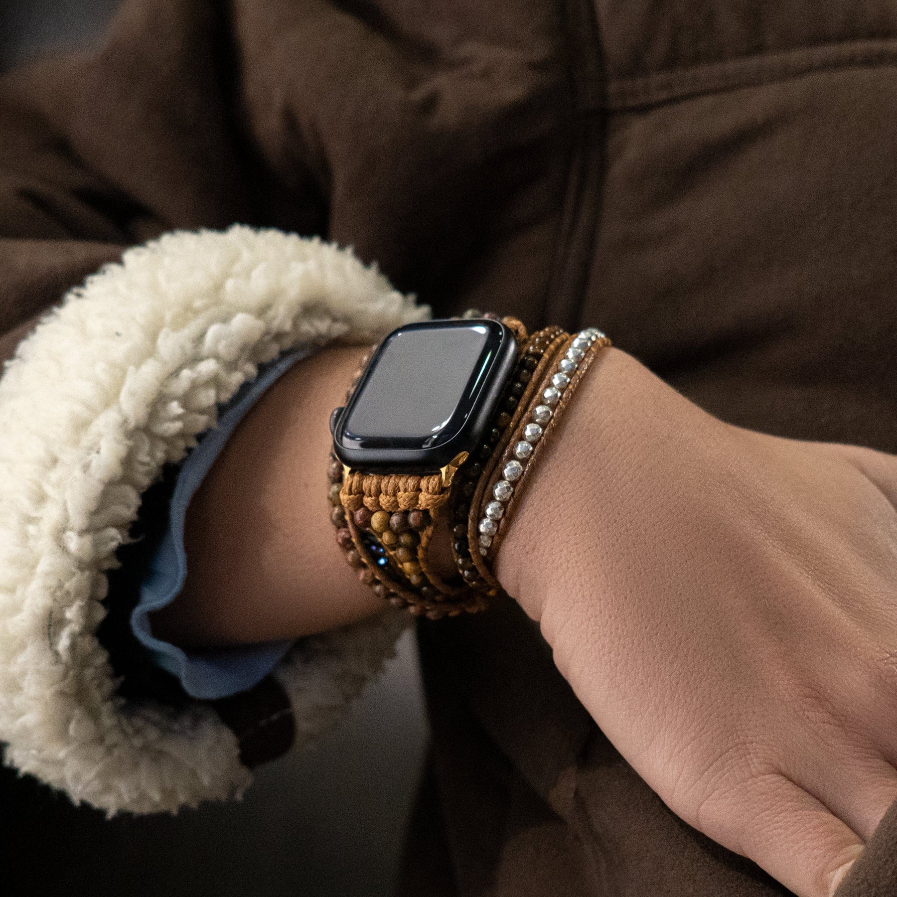 Kracht van Hart Tijgeroog <tc>Apple Watch Strap</tc>