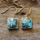 Captivating Turquoise Hook Earring