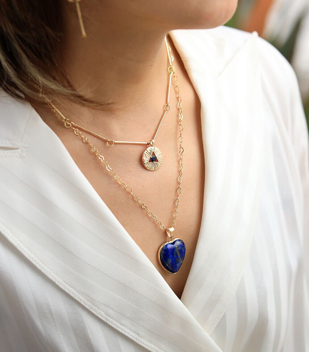 Eye of Providence Lapis Lazuli Necklace - Limited Edition