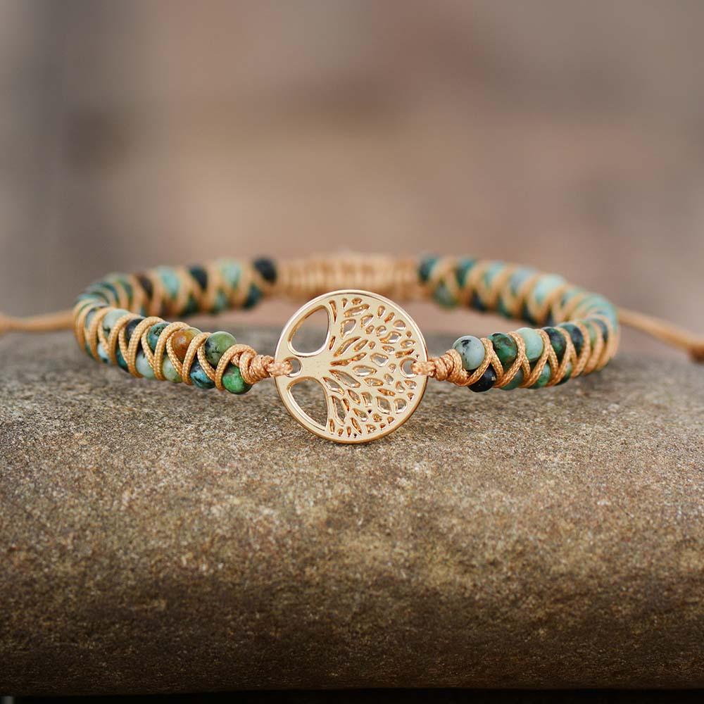 Healing Tree of Life Braided Bracelet